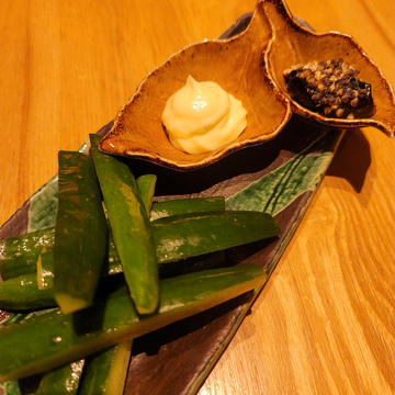 蕎麦味噌きゅうり