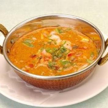 【当店人気No.3】 エビバターマサラカレー Prawn Butter Masala Curry