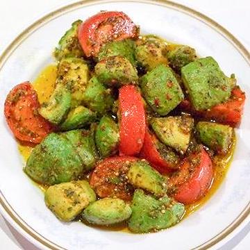 トマトとアボカドのグリル Tomato avocado grill(nan or rice)
