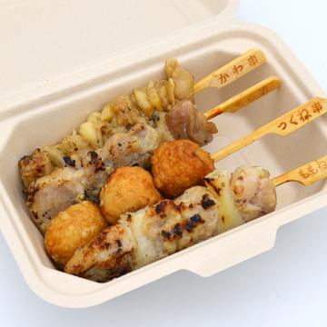 焼き鳥串4種盛り合わせ(塩)