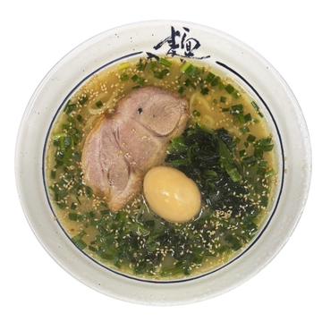 ゆず塩とんこつ味玉ラーメン