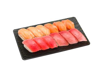 まぐろサーモンセット4種 3人前（12貫）