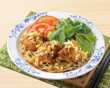 油淋からあげのさっぱり冷やし麺