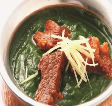 サグマトンカレー Sag Mutton Curry