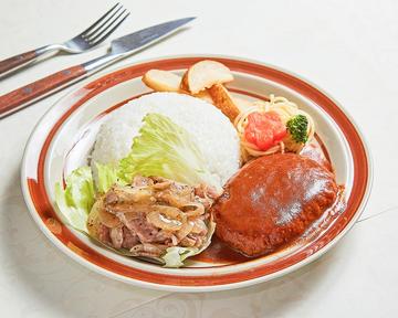 牛塩カルビ＆ハンバーグ