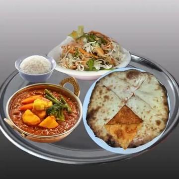 キーマチーズナンセット Keema Cheese Nan set