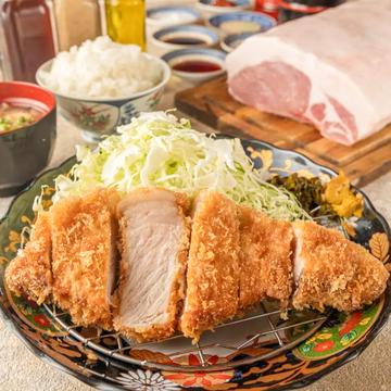 上肩ロースカツ定食 竹200g