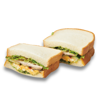 焼かない珈琲館のハウスサンドUntoasted House Sandwich