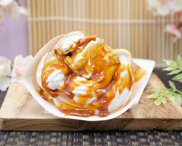 ミニキャラメルバナナクレープ/Caramel banana crepe mini