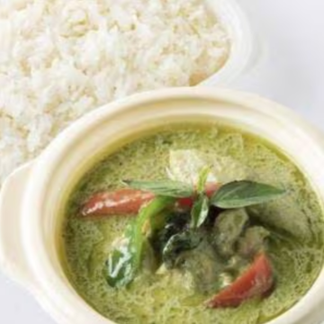 グリーンカレーライスセット・Greencurryriceset
