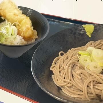 本格そばとミニとり天丼セット