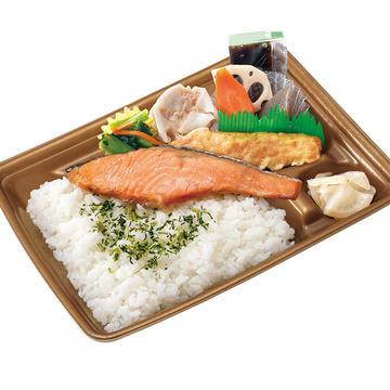 シャケ弁当