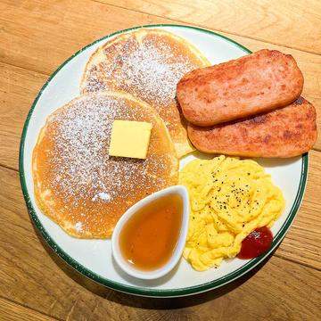 パンケーキプレート(メープルつき) Pancake Plate(with Maple Sauce)