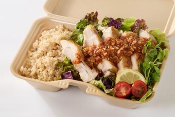 サルサチキンと玄米セット Salsa Chicken ＆ Brown Rice Set