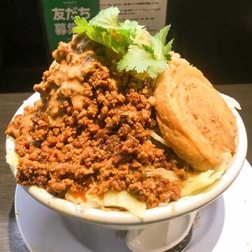 ウマ辛担々二郎系まぜそば