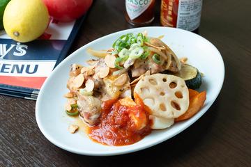 チキンガーリックステーキ chicken garlic steak