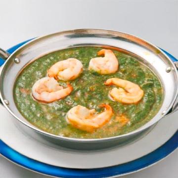 ほうれん草プラウンカレー Sag Prawn Curry