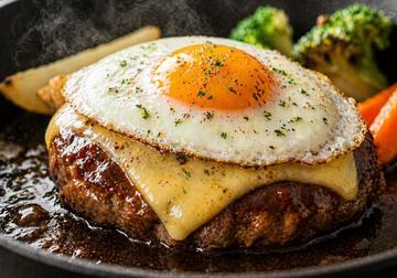 目玉のせチーズハンバーグ 150g