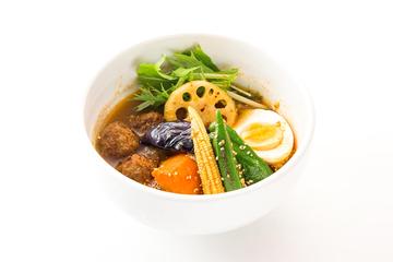 ミートボールと野菜のスープカレー