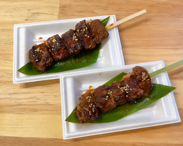 ハラミ串+和牛カルビ串