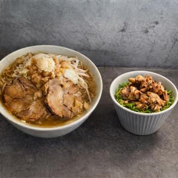 クスクスラーメン+ミニチャーシュー飯セット