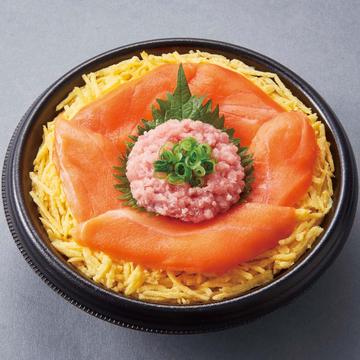 【海鮮丼】サーモンねぎまぐろ丼