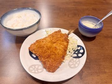 アジフライ定食(アジフライ1枚)