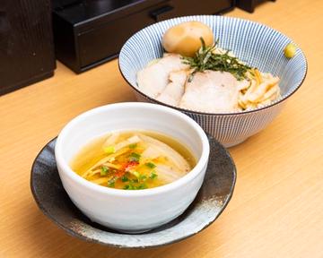生麺 特製スペシャル塩つけ麺 Special Salt Tsukemen unboiled noodles