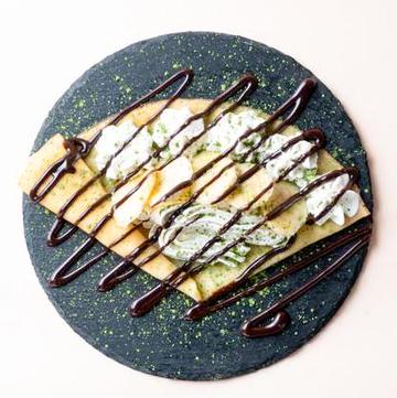 有機抹茶チョコレートバナナクレープ/organic matcha chocolate banana crepe