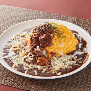 ベストマッチNO.3 ごろっと牛カルビとたっぷりチーズデミグラスオムライス