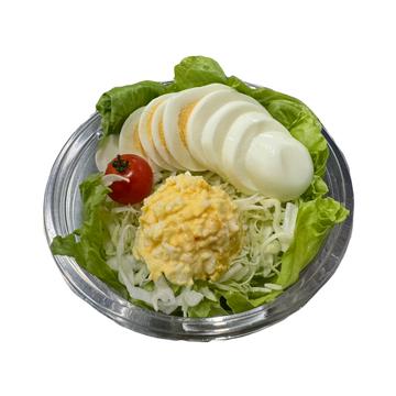 ゆで卵スライスたまごサラダ