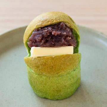 1899抹茶パン あんバター
