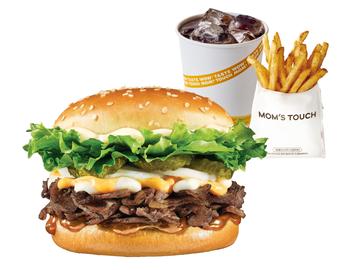 直火風焼肉バーガーセット