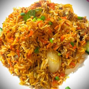 エビビリヤニ Shrimp Biryani