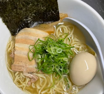 焼きあご塩ラーメン(味玉)