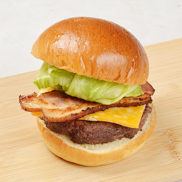 燻製ベーコンレタスバーガー