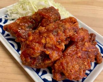 チリソース唐揚げ(3個)Chili Sauce Fried Chicken(3pieces)