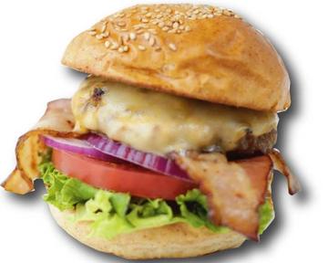 スモーキーベーコンチーズ(ポテト付き)Smokey Bacon Cheese(with Fries)