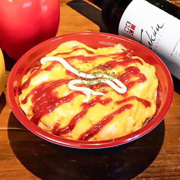 オムライス丼 Omelette Rice Bowl
