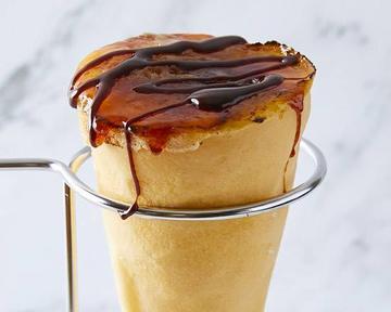 バニラチョコアイスクレープブリュレ Vanilla ＆ Choco Ice Cream Crepe Brulee