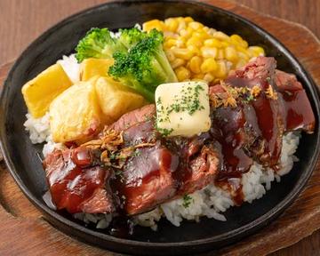 (BBQ)ステーキオーバーライス