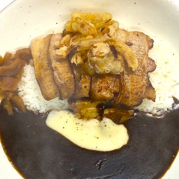 濃厚焙煎カレー 豚バラ炙りトッピング