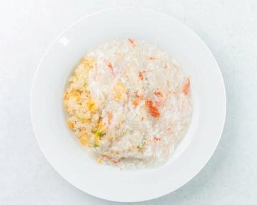 カニあんかけ炒飯 Fried Rice With Crab Sauce