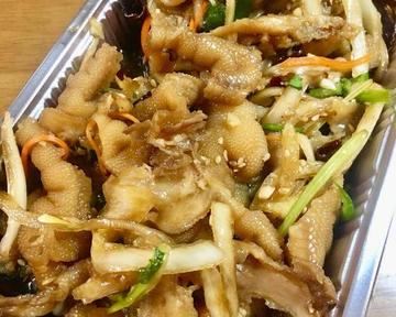 骨抜き鶏もみじの和え物(脱骨爪)