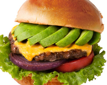 アボカドチーズバーガー