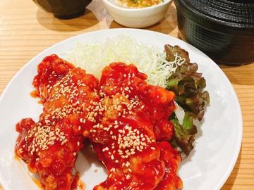 ヤンニョムチキン定食(6個)