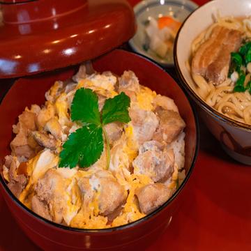親子丼 半そばセット