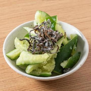 きゅうりの塩昆布
