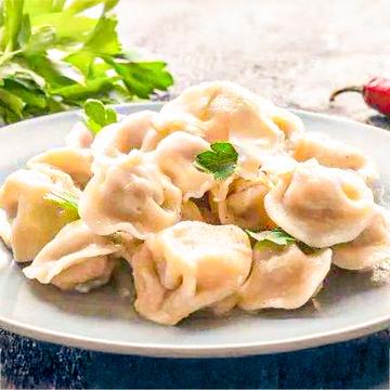 黒豚肉とセロリ水餃子 10個 (ニンニク不使用)