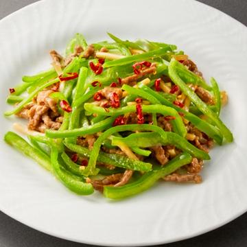牛肉とピーマンの炒め